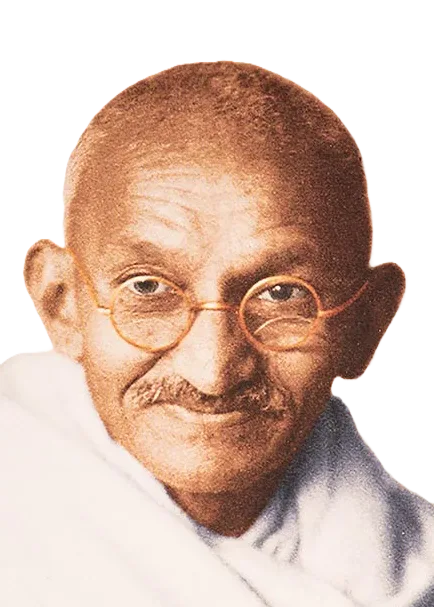 Portrait of Mahatma Gandhi