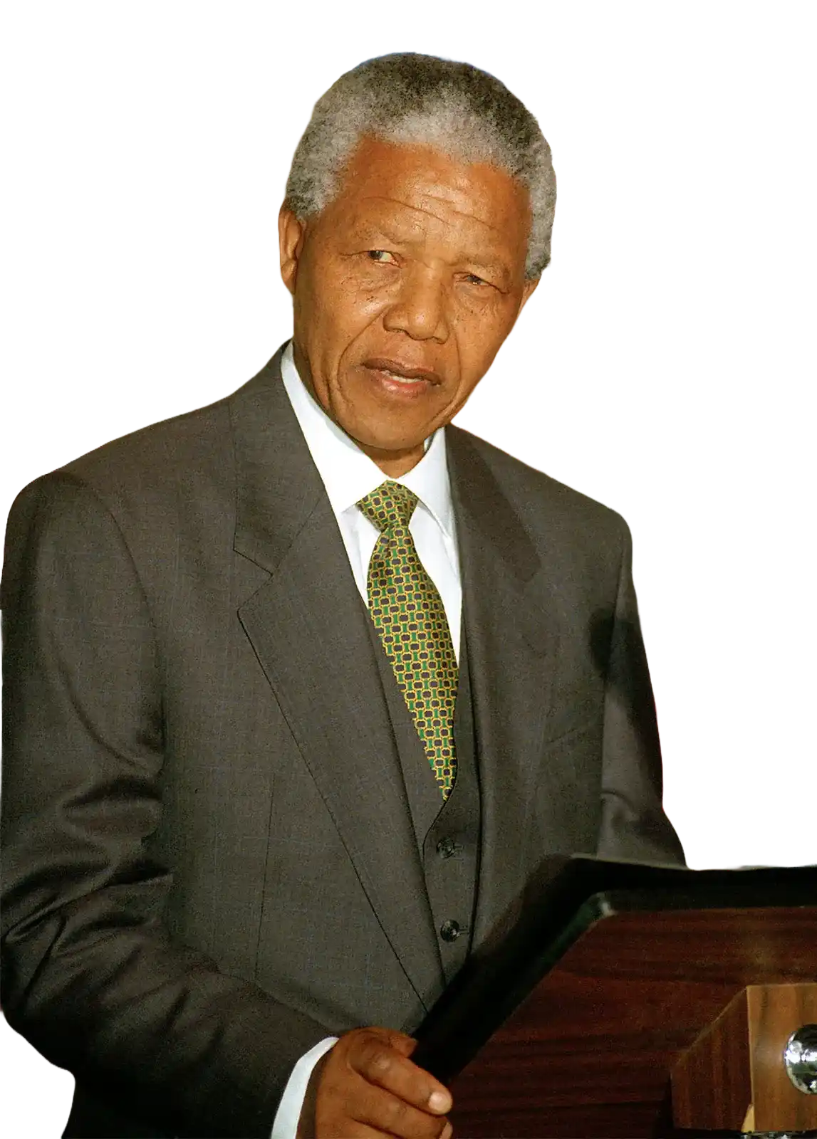 Portrait of Nelson Mandela