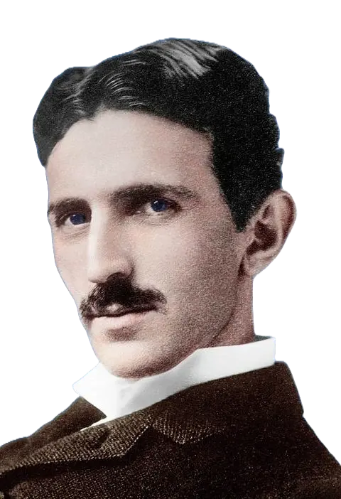 Portrait of Nikola Tesla
